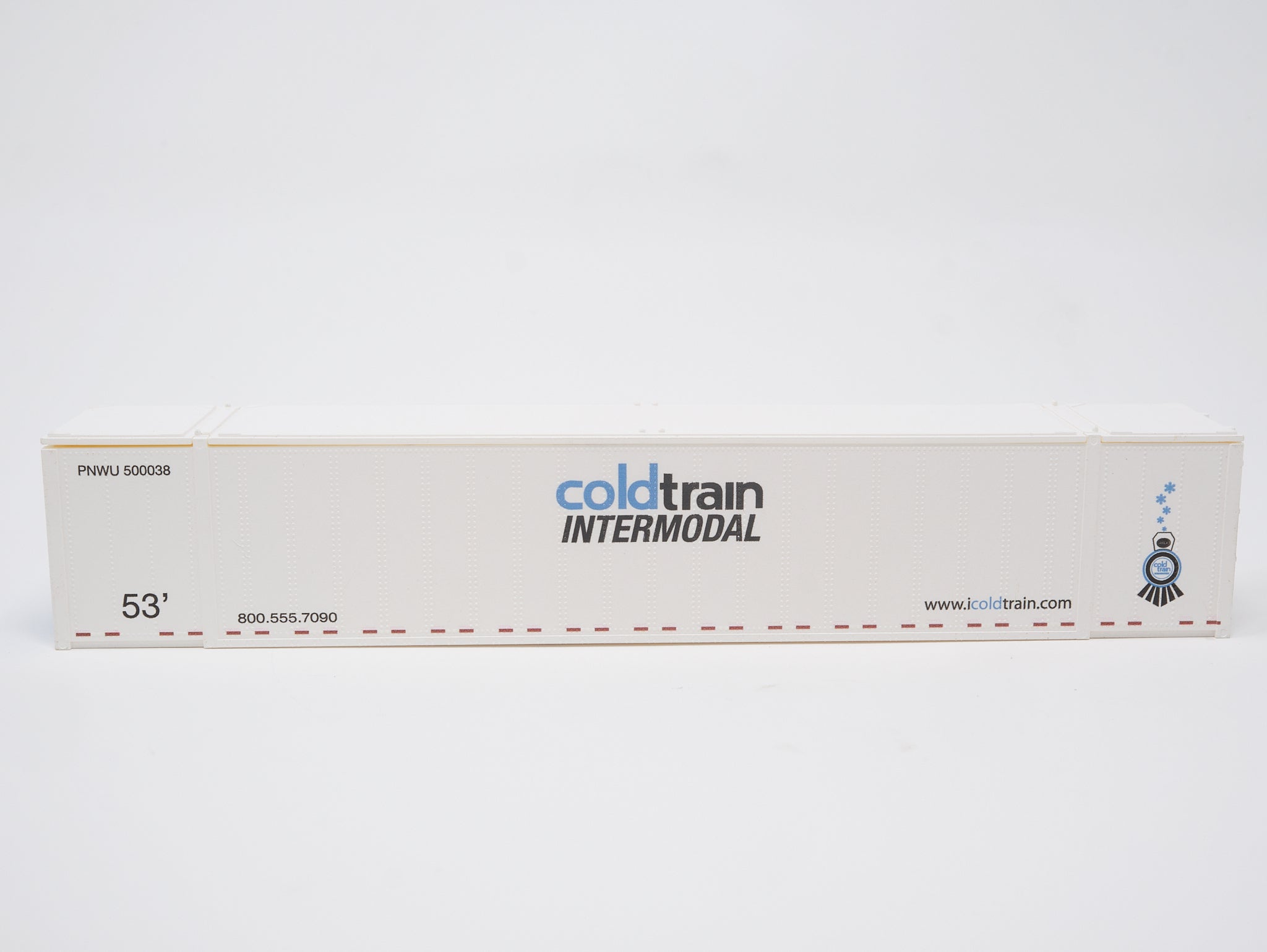 Con-Cor HO Scale 53' Reefer Container 2-Pack – ColdTrain – #0004-088160 (Road Number 02)