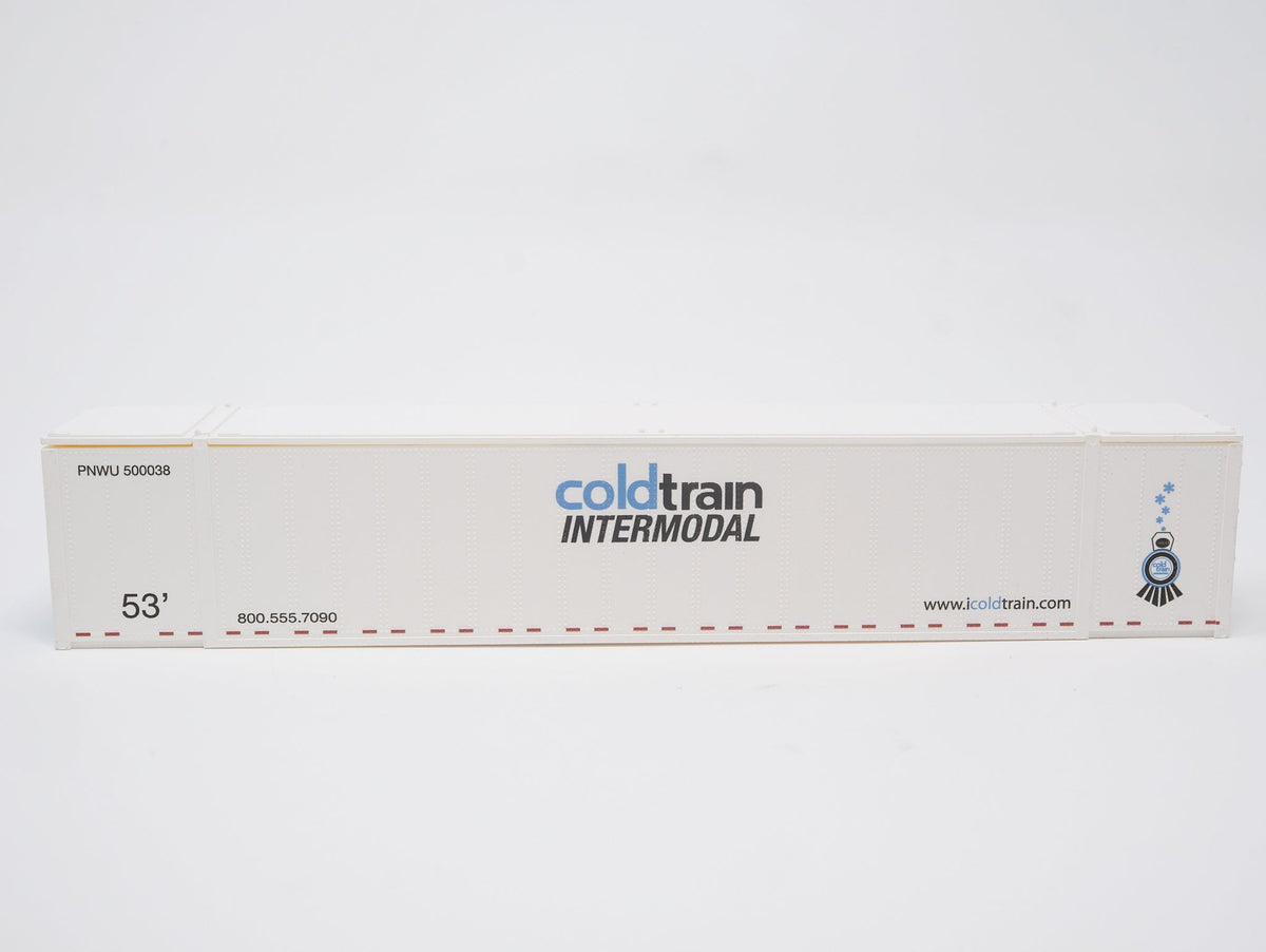 Con-Cor HO Scale 53' Reefer Container 2-Pack – ColdTrain – #0004-088160 (Road Number 02)