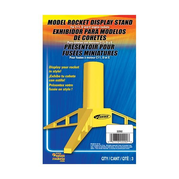 Model Rocket Display Stand (C11, D & E engine size) - Arizona Hobbies LLC