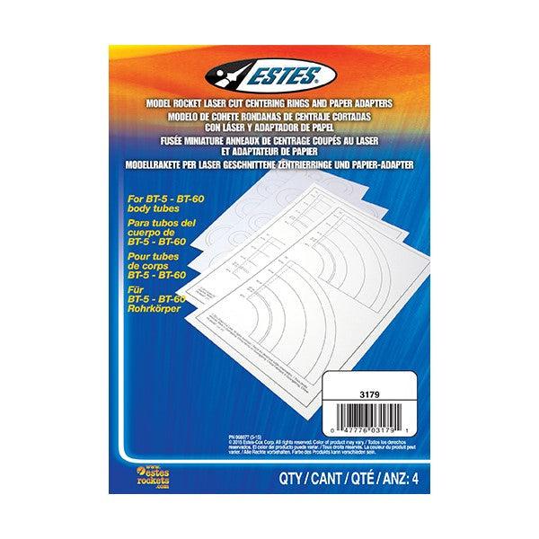 Laser Cut Centering Rings and Paper Adapters - Arizona Hobbies LLC