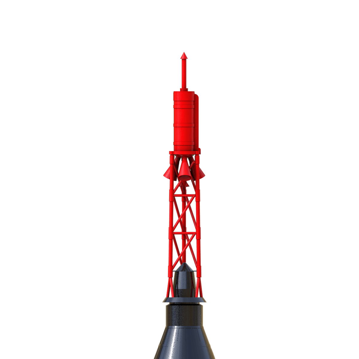 Mercury Redstone Capsule Plastic Parts - Arizona Hobbies LLC