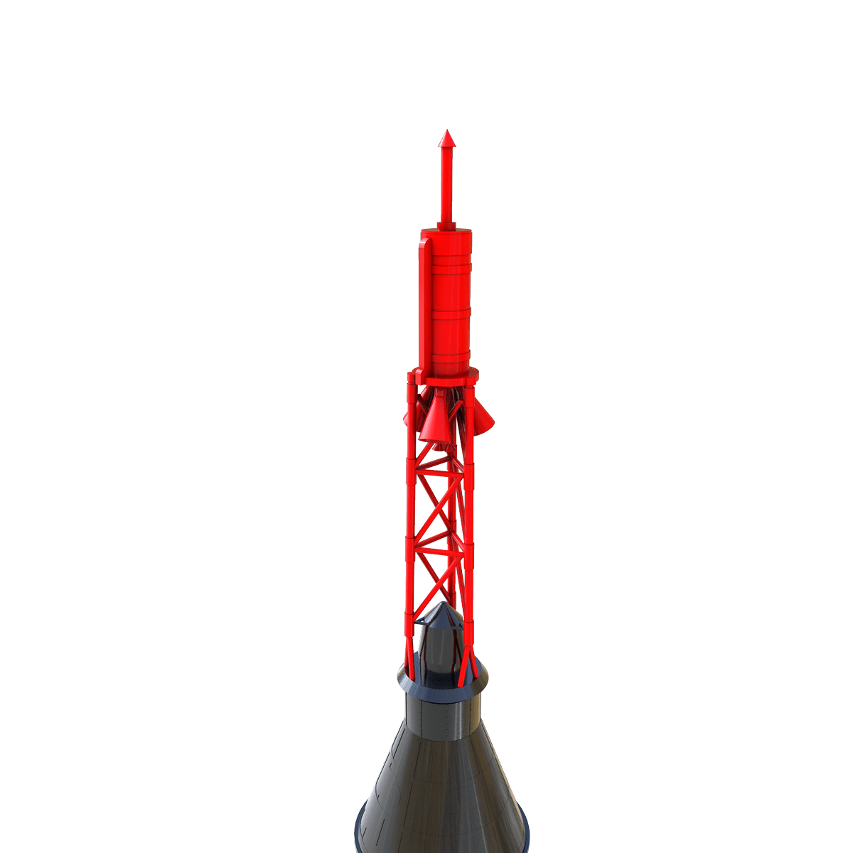 Mercury Redstone Capsule Plastic Parts - Arizona Hobbies LLC