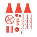 Mercury Redstone Capsule Plastic Parts - Arizona Hobbies LLC