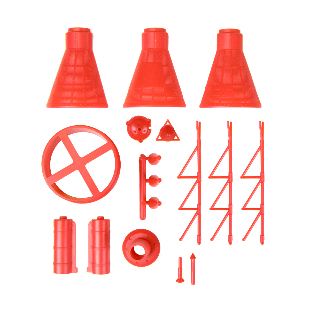 Mercury Redstone Capsule Plastic Parts - Arizona Hobbies LLC