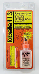 Labelle #113 Coupler & Track Mechanism Lubricant with PTFE – For Large Scale Model Trains