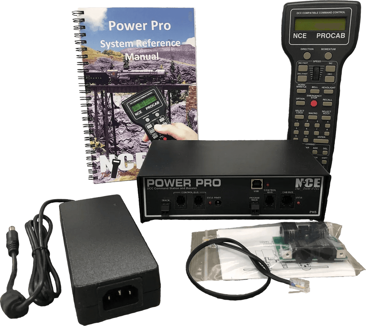 NCE 524-035 NCE 0035 - PH5 Power Pro DCC System - Multi Scale - Arizona Hobbies LLC