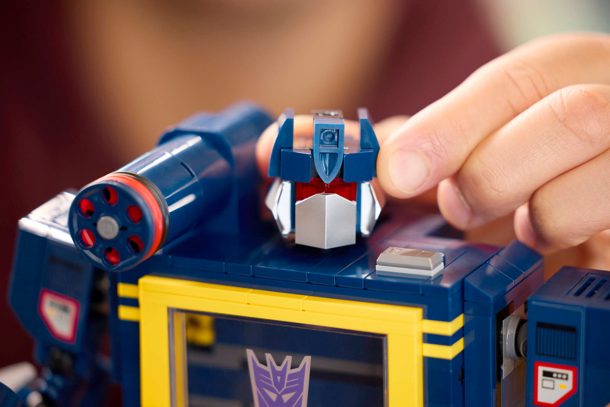 LEGO Soundwave 10358 build in progress