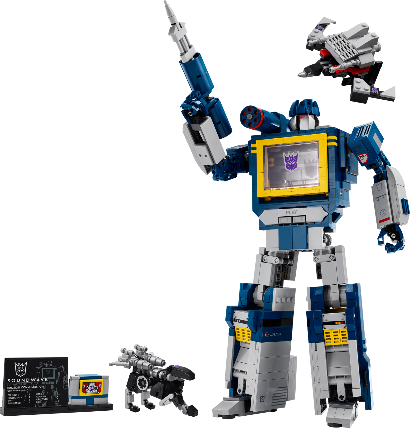 LEGO Icons Transformers Soundwave 10358 - collectible building set for adults