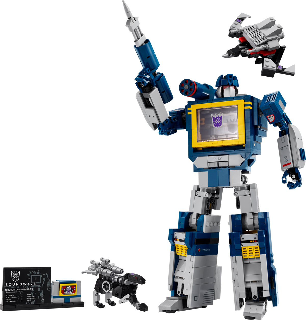 LEGO Icons Transformers Soundwave 10358 - collectible building set for adults