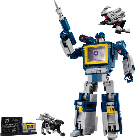 LEGO Icons Transformers Soundwave 10358 - main product shot
