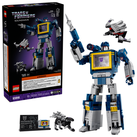 LEGO Transformers Soundwave 10358 box front