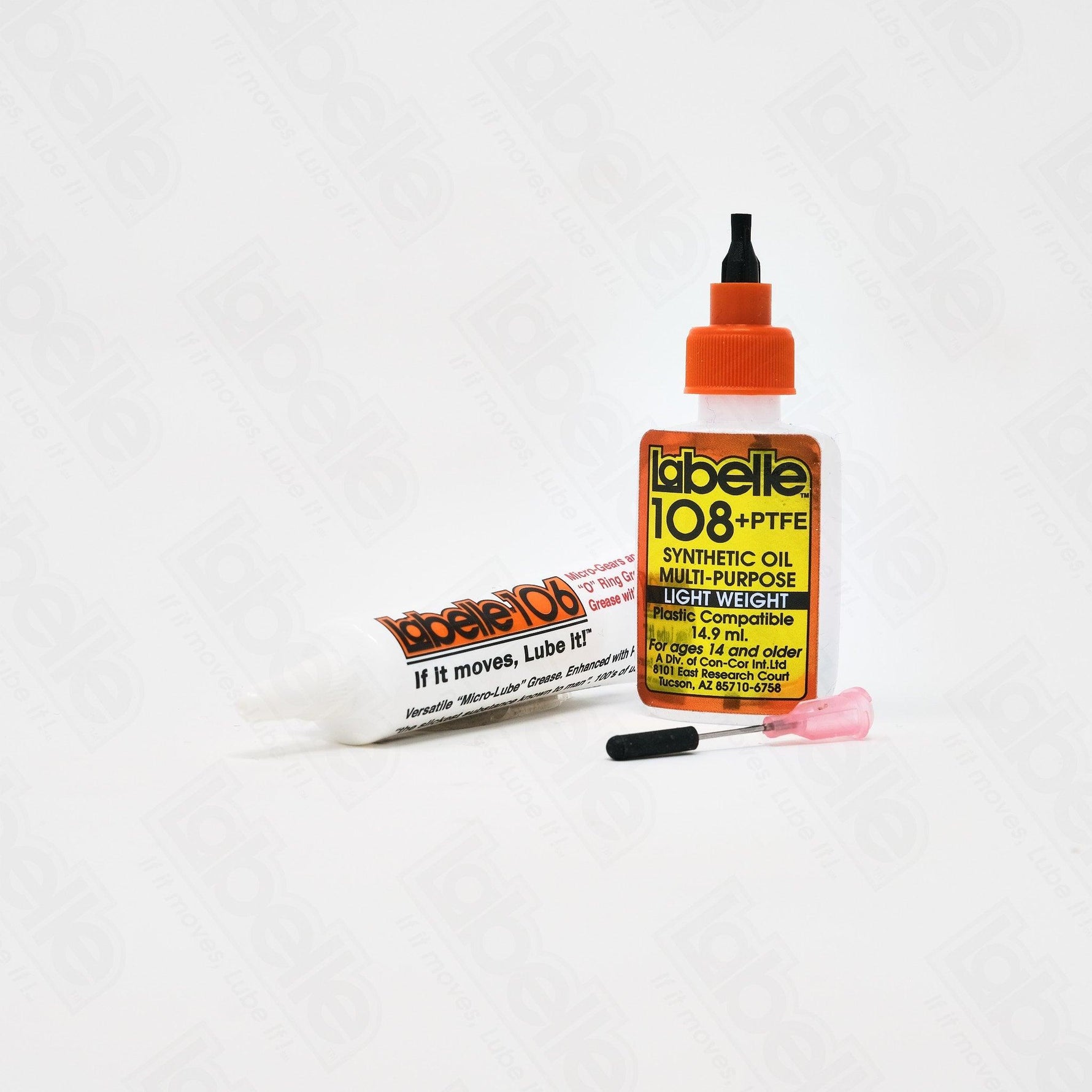 Labelle #108 and #106 2-Pack PTFE Lubricant – Oil & Grease for N and Z Scale Model Trains