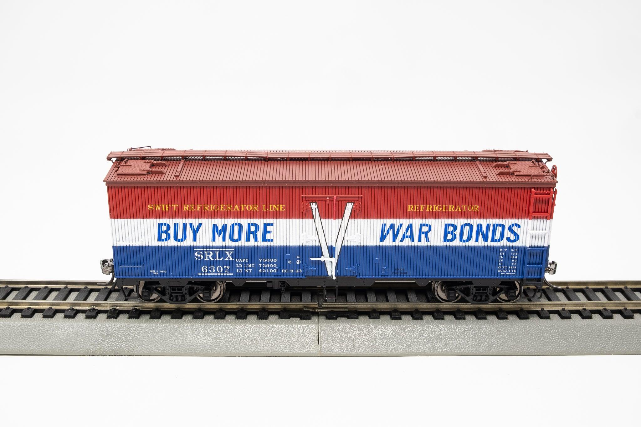 Rapdio - HO 37' GARX Meat Reefer: Swift War Bonds - Car #6310