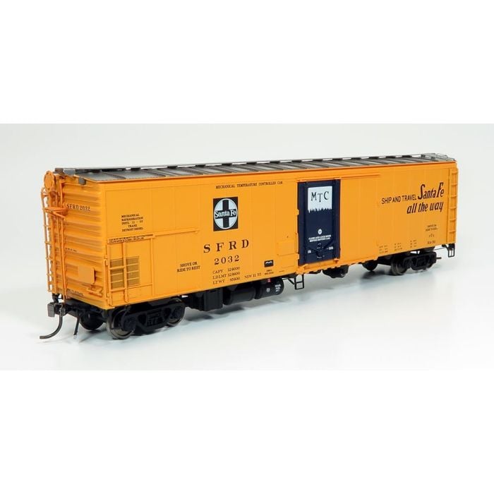 Rapido HO Santa Fe RR-56 mechanical reefer Super Chief slogan