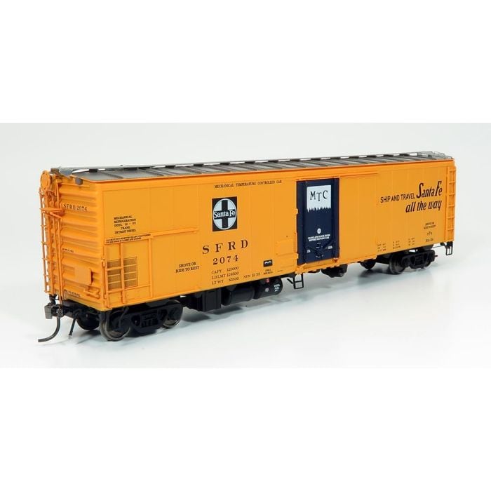 Rapido HO Santa Fe RR-56 mechanical reefer San Francisco Chief slogan