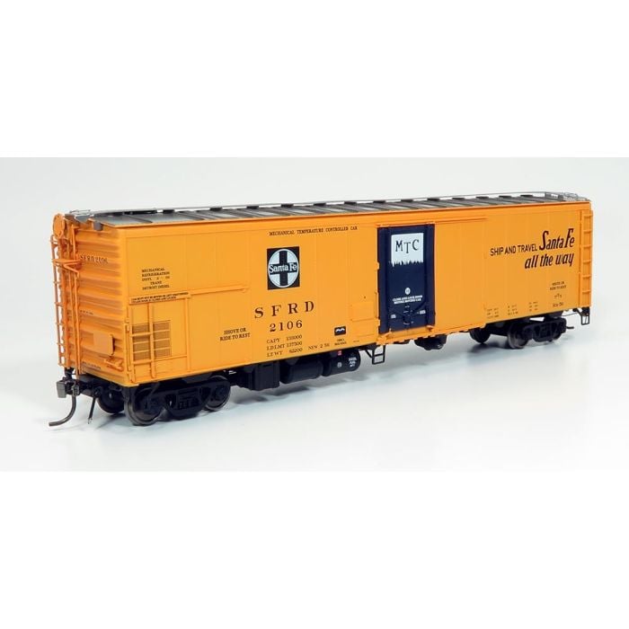 Rapido HO Santa Fe RR-56 mechanical reefer Texas Chief slogan