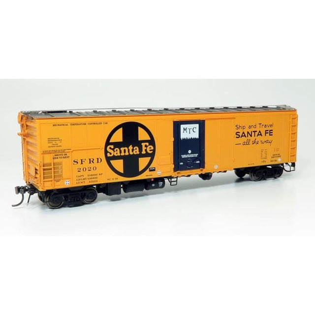 Rapido HO Santa Fe RR-56 mechanical reefer Santa Fe All the Way slogan