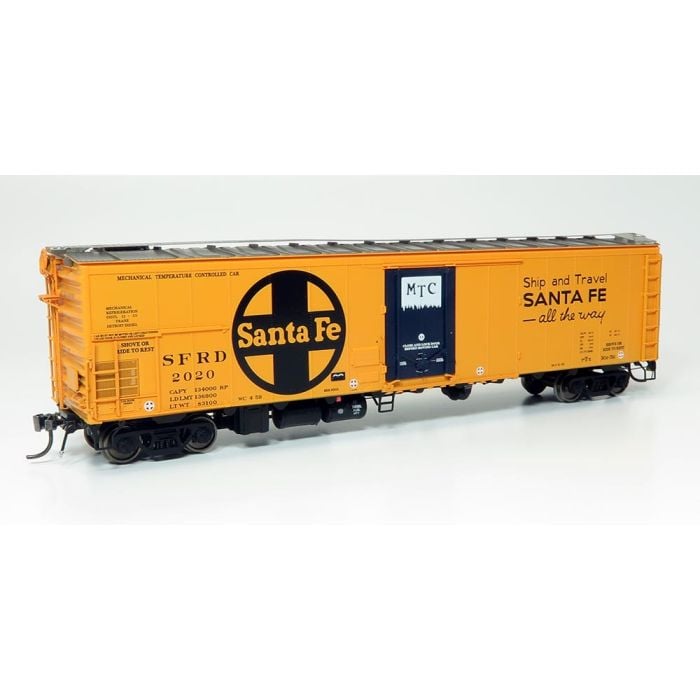 Rapido HO Santa Fe RR-56 mechanical reefer Santa Fe All the Way slogan