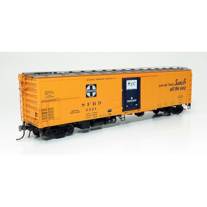 Rapido HO Santa Fe RR-61 mechanical reefer San Francisco Chief slogan