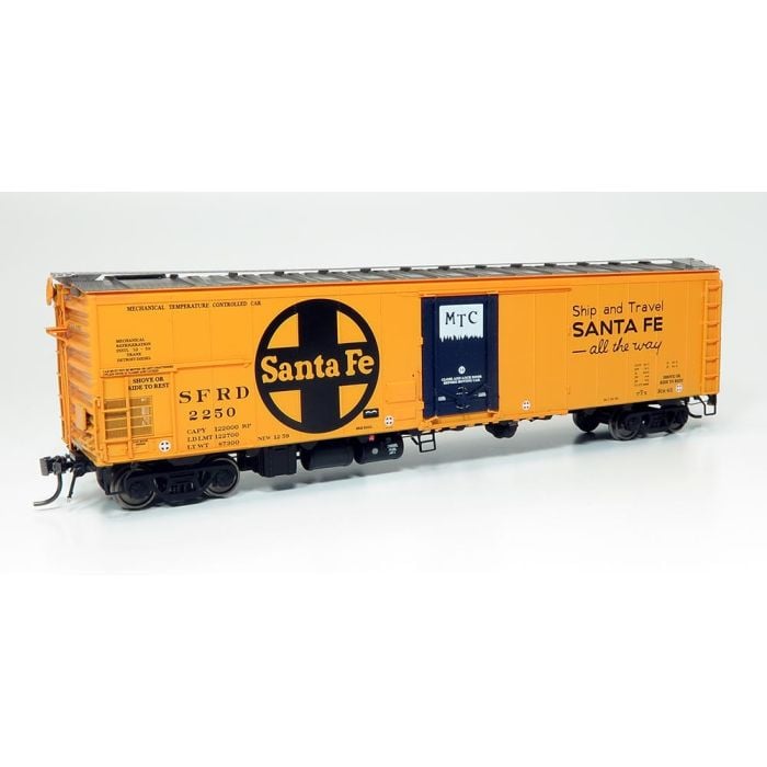 Rapido HO Santa Fe RR-61 mechanical reefer Santa Fe All the Way slogan