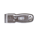 Metal Safety Scraper, aluminum tool with razor and retractable mechanism