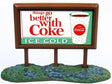 Classic Metal Works N scale 21000 Coca-Cola Things Go Better with Coke roadside billboard