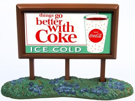 Classic Metal Works N scale 21000 Coca-Cola Things Go Better with Coke roadside billboard