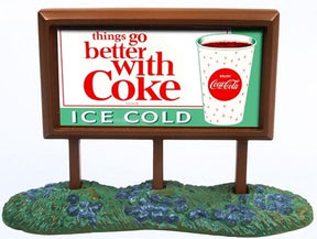 Classic Metal Works N scale 21000 Coca-Cola Things Go Better with Coke roadside billboard