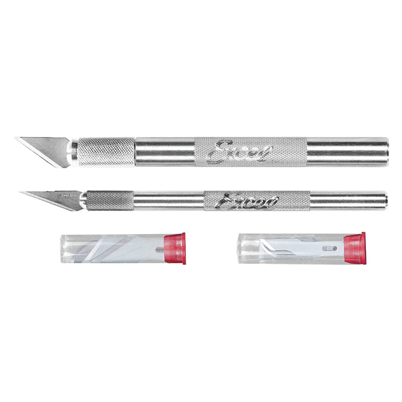 Basic Craft Knife Set - K1 & K2 Handles with 10 assorted blades