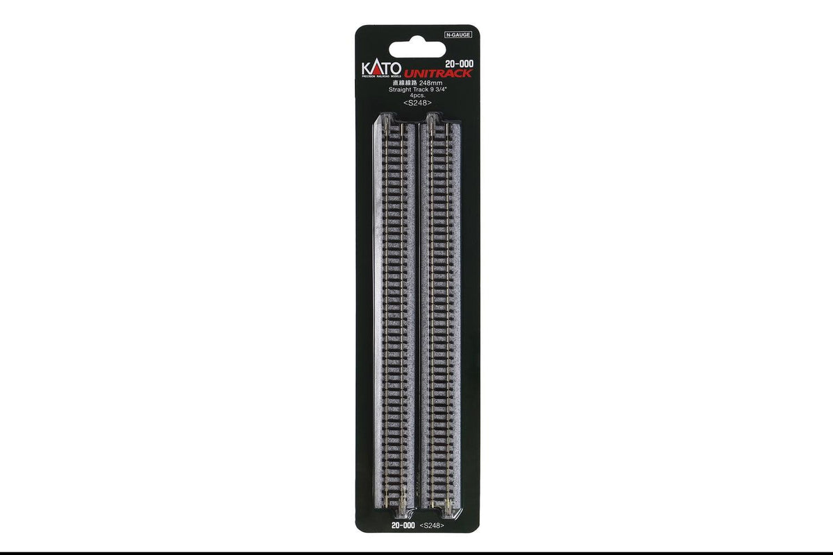 N 248 mm Straight Track (4 ea)