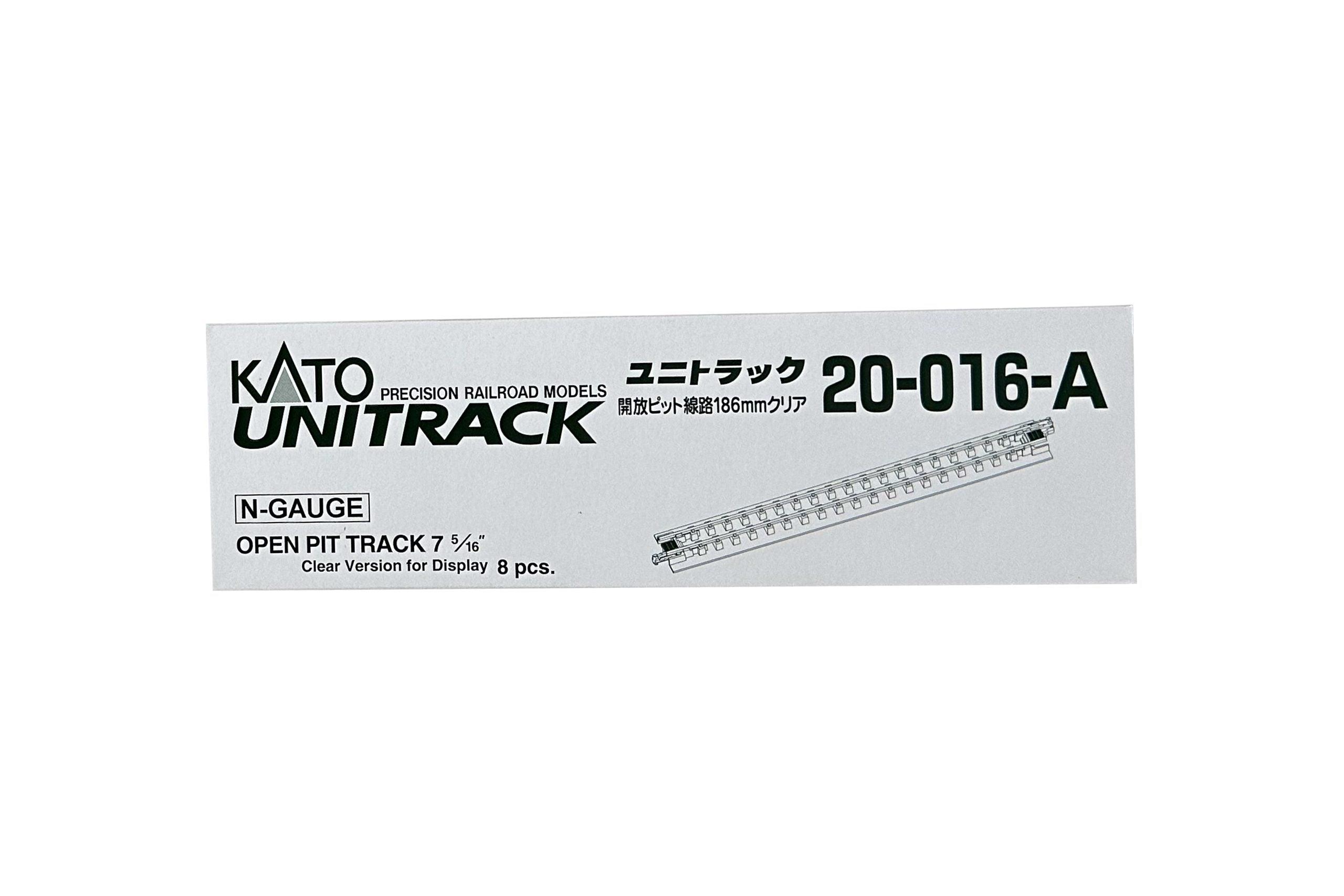 N 186mm Open Pit Track - Clear Version for Display (8 ea)
