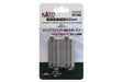 N Double Straight Track Concrete Ties 62mm (2 pcs)