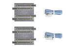 N Double Track Feeder Track Set 62mm 1/pkg Concrete Ties - Image 4
