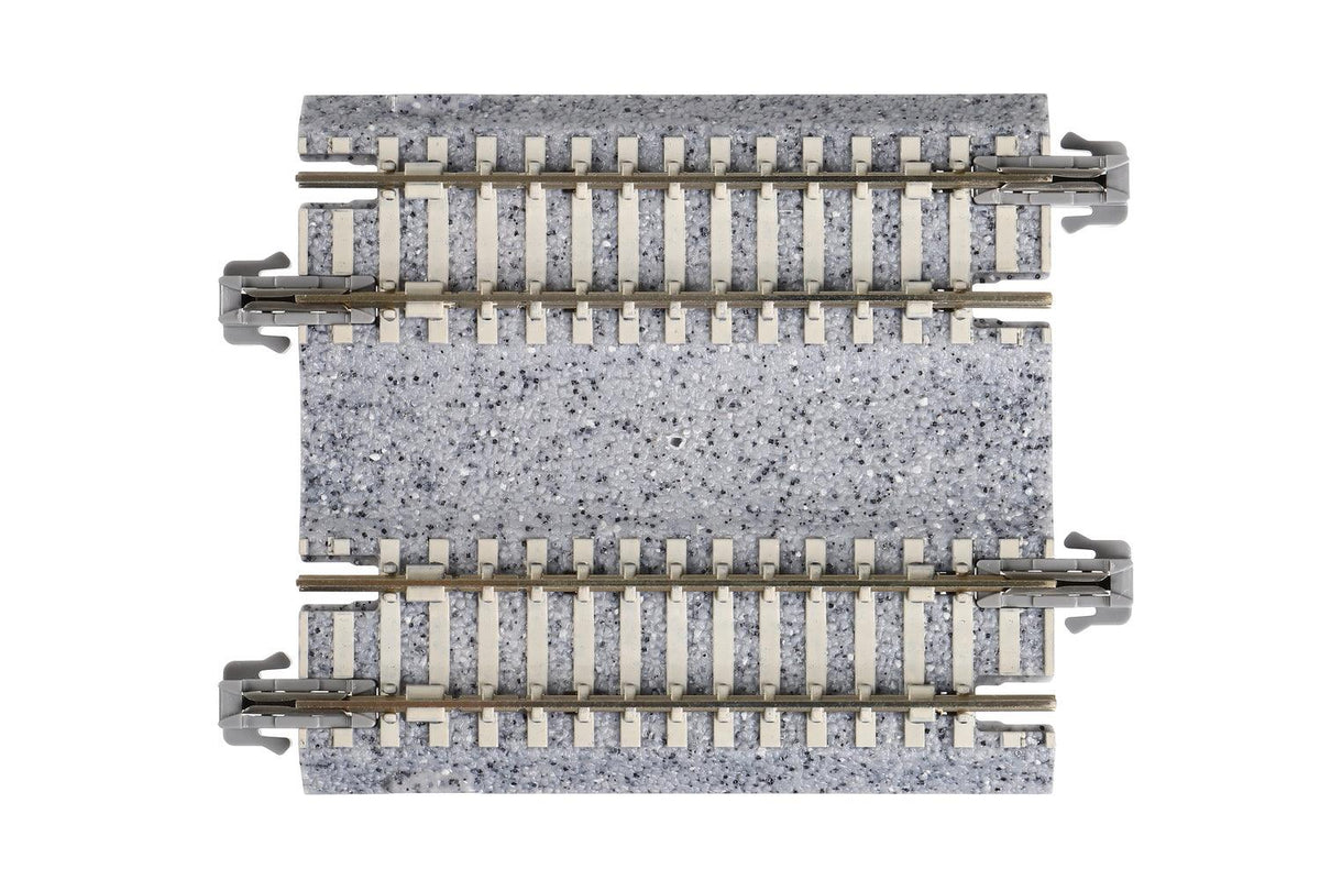N Double Track Feeder Track Set 62mm 1/pkg Concrete Ties - Image 3