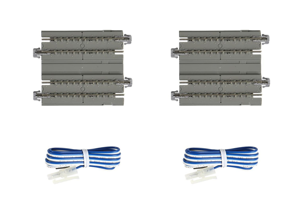 N Double Track Feeder Track Set 62mm 1/pkg Concrete Slab - Image 4