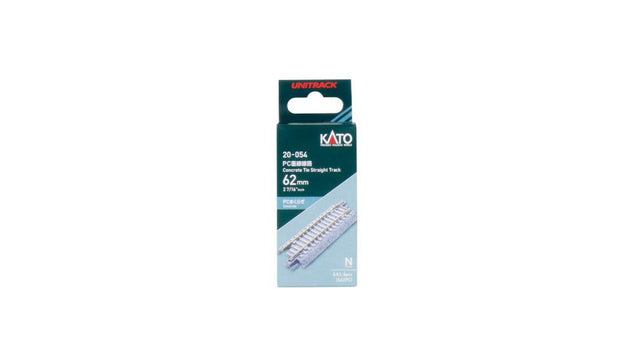 N Concrete Tie 62mm (2 7/16") Straight Track [4 pcs]