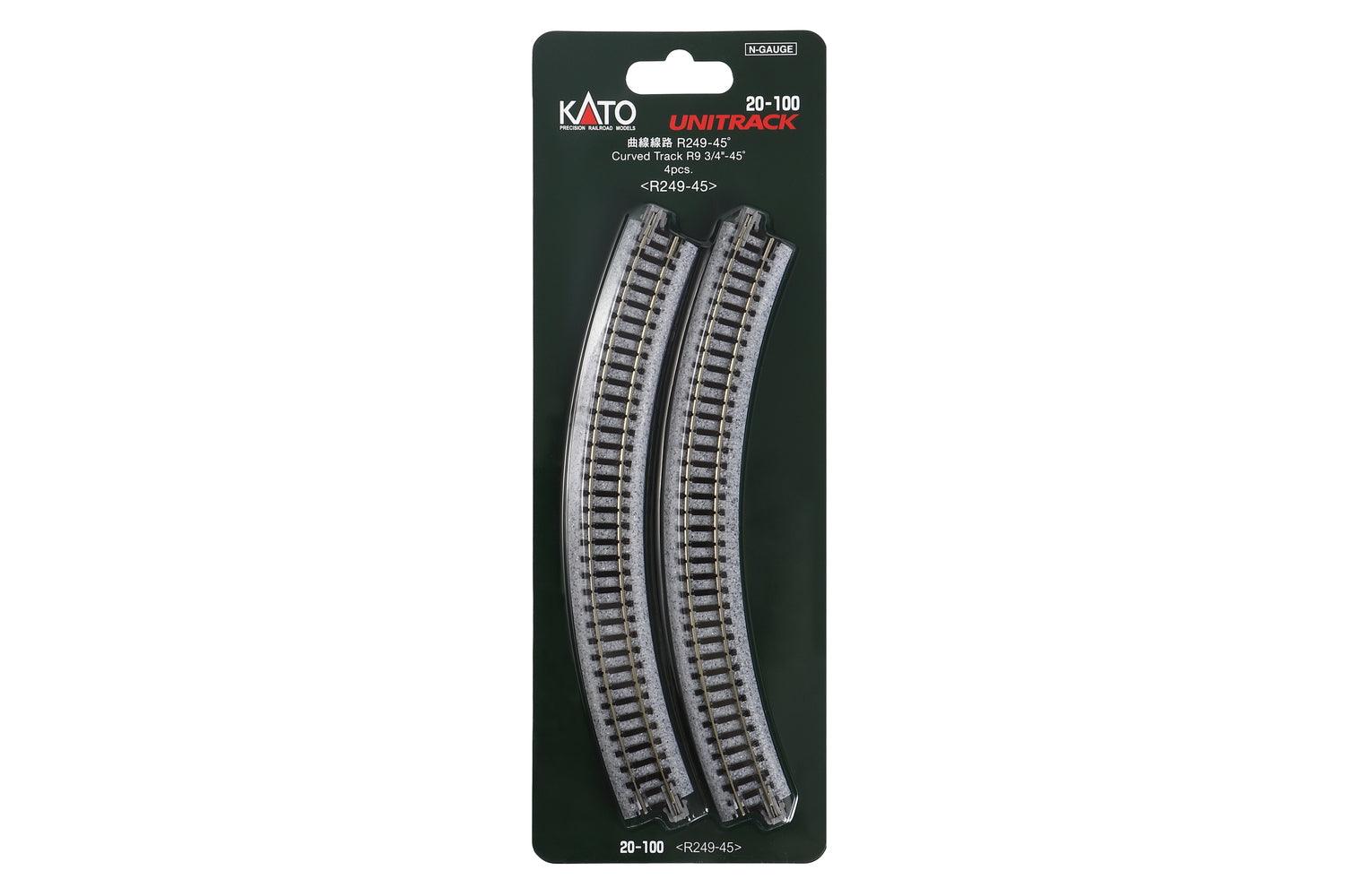 N R249-45 CURVED TR. 4EA  (9 3/4-45d)