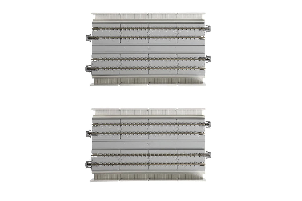N Concrete-Slab Double Track Straight Viaduct Track 124mm (2 pcs) - Image 4