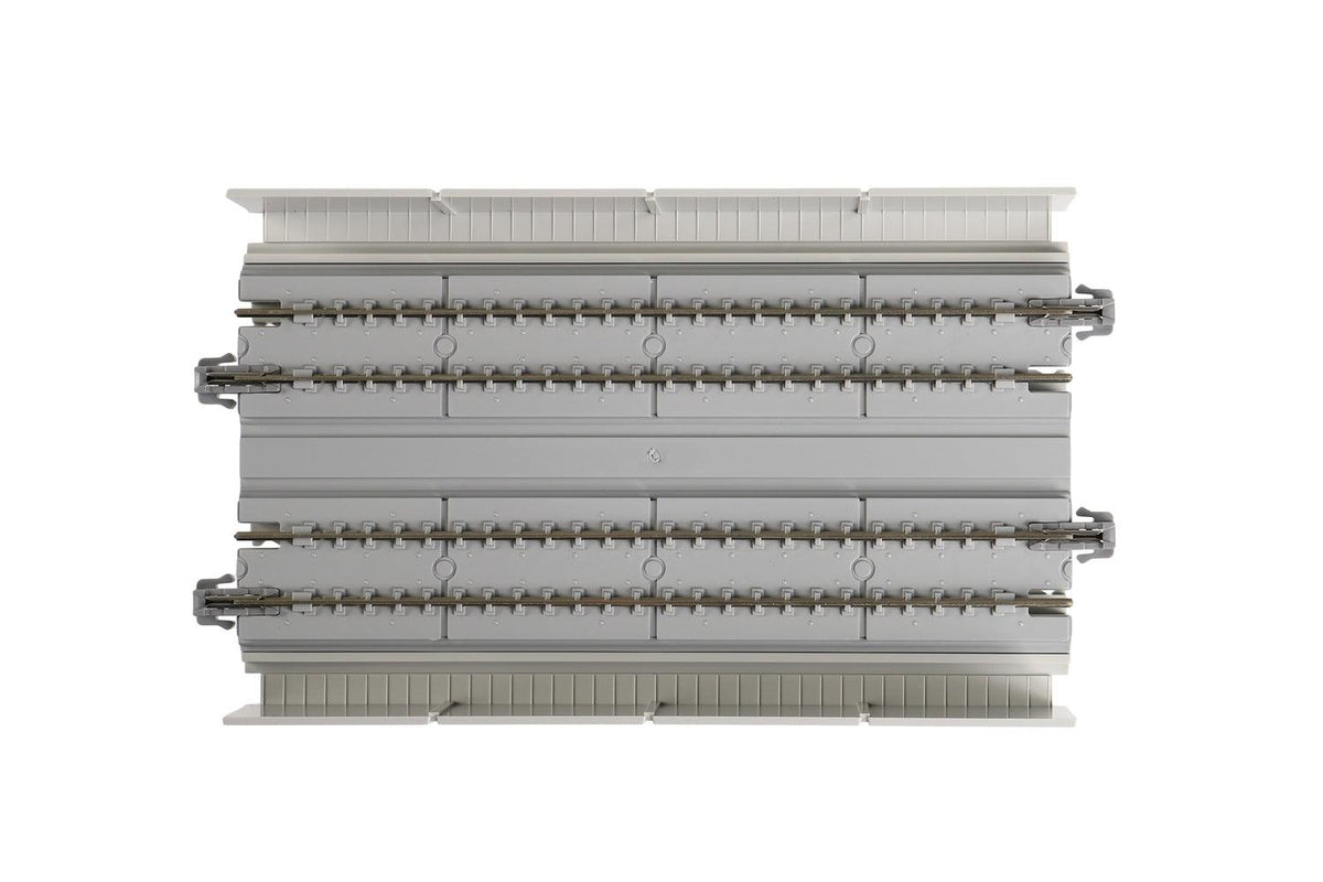 N Concrete-Slab Double Track Straight Viaduct Track 124mm (2 pcs) - Image 5