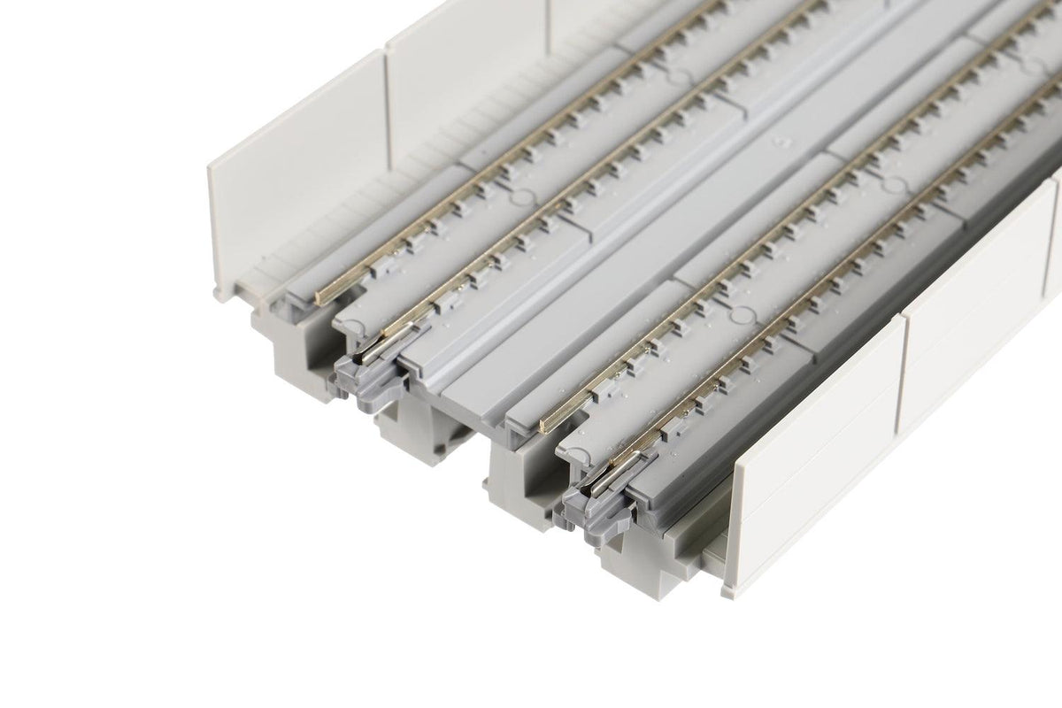 N Concrete-Slab Double Track Straight Viaduct Track 124mm (2 pcs) - Image 6