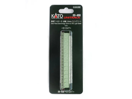 N Deck Girder Bridge, Light Green, 124mm (1ea)