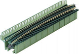 N Curved Deck Girder Bridge, Light Green - 481mm (19") Radius 15º - Image 2