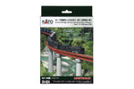 Curved Bridge Set 18 15/16" Radius (448mm) -60Deg - Red - Image 3