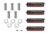Curved Bridge Set 18 15/16" Radius (448mm) -60Deg - Red - Image 5