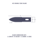 #23 Double Edge Blade