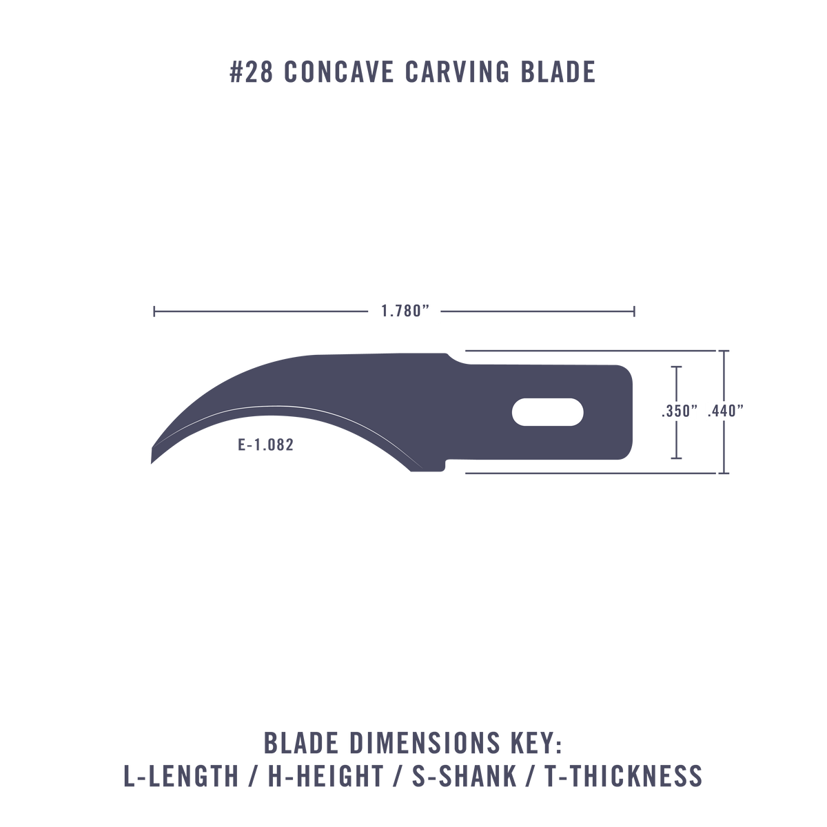 #28 Concave Carving Blades