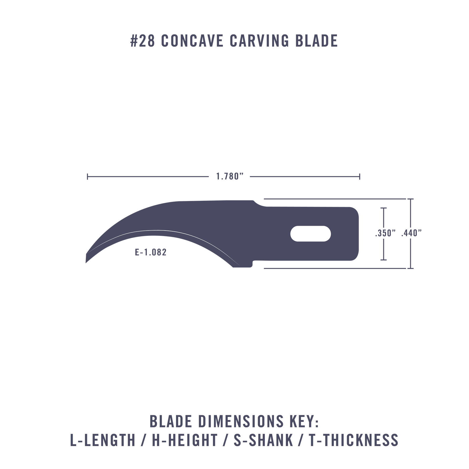 #28 Concave Carving Blades