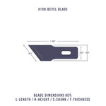 #19B Bevel Blade