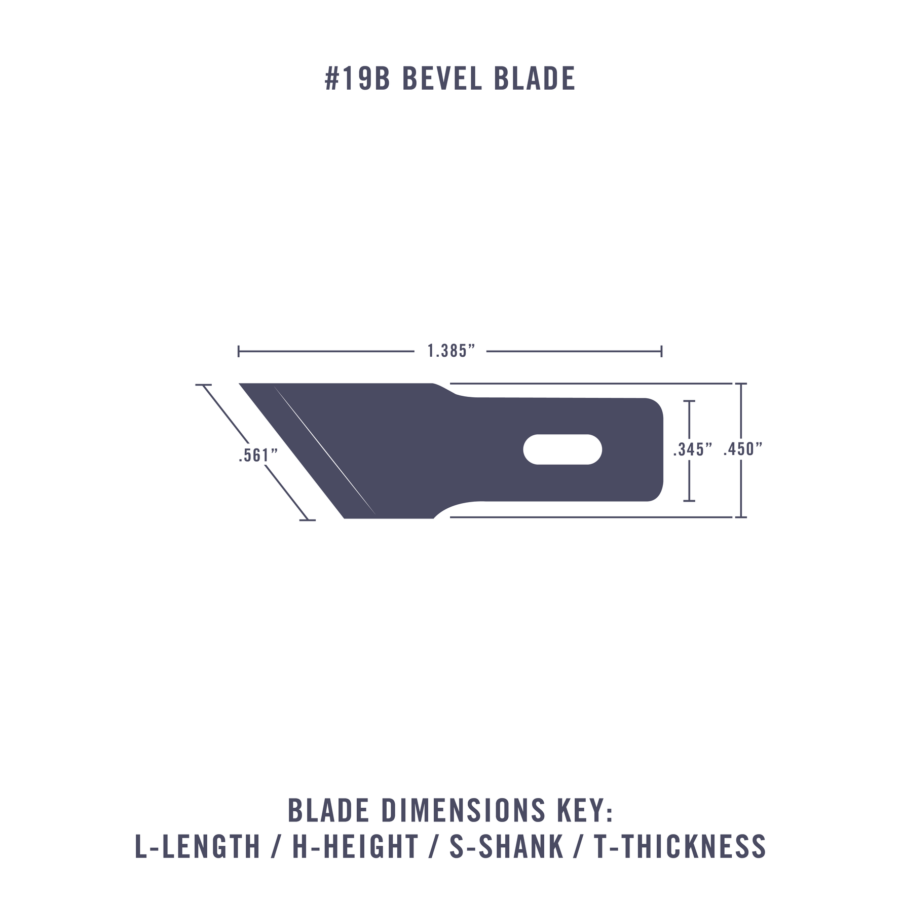 #19B Bevel Blade