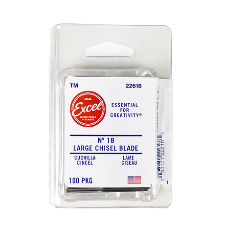 #18 Large Chisel Blade Pack of 100